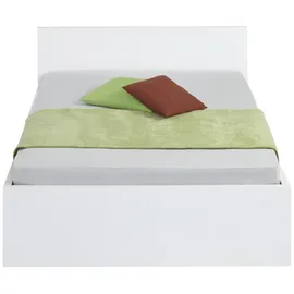 Carryhome Bett, Weiß, 140x200 cm, Schlafzimmer, Betten, Futonbetten