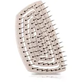 Ninabella Mini V2 Bio Haarbürste ohne Ziepen - Profi Entwirrbürste für lange und lockige Haare - Einzigartige Anti-Ziep Bürste für Damen und Kinder - Ideal als Reisebürste Natur