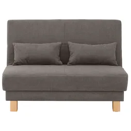 Home Affaire Schlafsofa Chenille 2-Sitzer Braun