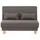 Home Affaire Schlafsofa Chenille 2-Sitzer Braun
