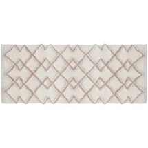 5 five simply smart 5five - Teppich 120x50cm weiß Taupe