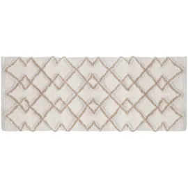 5 five simply smart 5five - Teppich 120x50cm weiß Taupe
