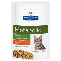 Hill's Prescription Diet Feline Metabolic Gewichtabnahme Huhn 12 x