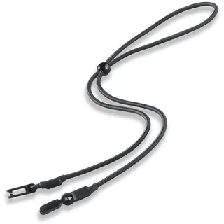 Uvex Brillenkordel Twin FX schwarz - Elastische Kordel mit individueller Weitenregulierung für UVEX Bügelbrillen