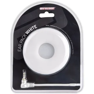 Reloop Ear Pack White - Spiralkabel, Satz Ohrpolster mit kleiner Aussparung für komfortables Tragen, weiß