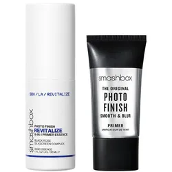 Mini Primer Duo Set = Photo Finish Smooth & Blur Foundation Primer Mini 10 ml + Photo Finish Primer Essence 10 ml