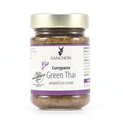 Sanchon Currypaste Green Thai bio