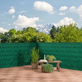 WINDHAGER Sichtschutzstreifen 50 x 4,6 cm grün PVC 100 St.
