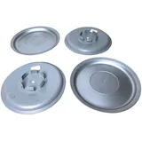 4x Nabenkappen 155 mm / 57,5 mm Nabendeckel für Audi VW & Universal Kappen 155,0/57,5 mm Deckel Felgendeckel