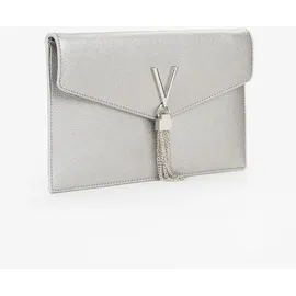 Valentino Luxe Umhängetasche Kunstleder Silber