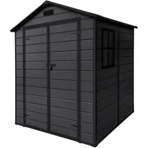 ECD Germany Gartenhaus 1,51 x 1,82 m Dunkelgrau