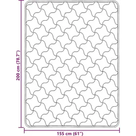 vidaXL Sommerdecke Rosa 155 x 200 cm Mikrofaser und Teddy-Fleece