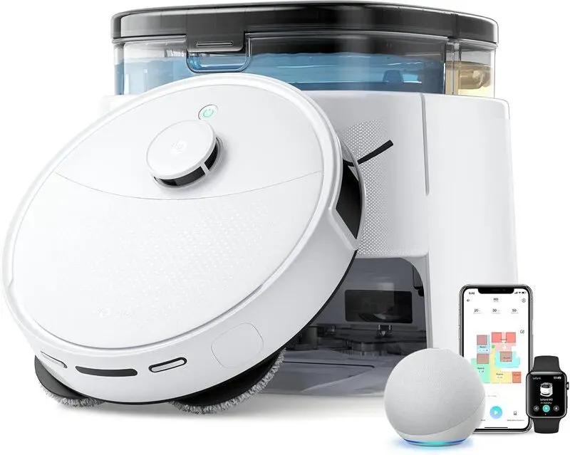 LEFANT M3 Staubsauger-Roboter, All-in-one Basisstation, 12.000 Pa Saugkraft, 220 Min Akku, DToF-Navigation, PSD-Hinderniserkennungstechnologie, Doppel-Rotationswischvorhang