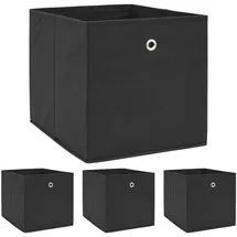 Dune Design Aufbewahrungsbox 33 x 38 x 33 cm 4-tlg. Schwarz