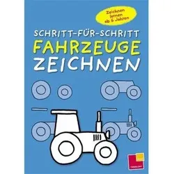 TESSLOFF 978-3-7886-3519-0 Schritt-für-Schritt Fahrzeuge zeichnen. Ab 6 Jahren