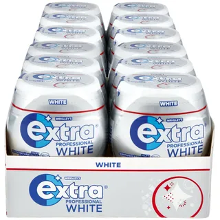 Wrigley's Extra Professional White zuckerfrei Dose 50 Stück, 12er Pack