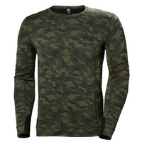 HELLY HANSEN Unterhemd Lifa MERINO CREWNECK" camo, XS