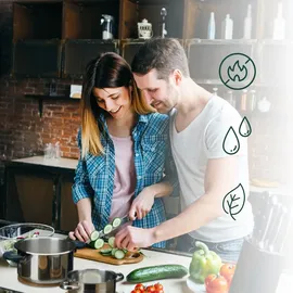 Relaxdays Untersetzer braun 20,0 cm