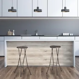 Relaxdays Barhocker BASTIAN 10020763_93 braun, 2 St.