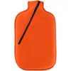 Öko-Wärmflasche 2,0 l mit Softshell-Bezug orange