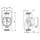 Grundfos Hocheffizienzpumpe Alpha1 15-40 130 mm, PN 10, 230 V