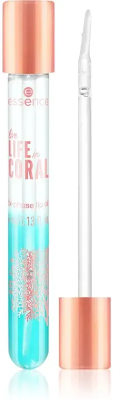 essence LIFE in CORAL Lippenöl Farbton 01 Cute, Cuter, Corals! 4 ml