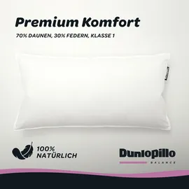 DUNLOPILLO Federkopfkissen Balance 40 x 80 cm Weiß
