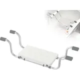 XMTECH Badewannensitz Senioren, Duschsitz Duschbank für Badewanne, Breite verstellbar Sitzbrett 71cm-82cm, Badewannenbrett für Die Wanne für das Badezimmer zu Hause Tragkraft 150 kg