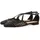 Gioseppo Leskovic Ballerinas aus Leder, Blau, mit Schnürung für Damen, Schwarz, 41 EU
