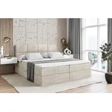 altdecor Boxbett 200 x 200 cm H4 Beige