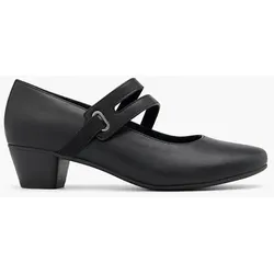 Komfort Spangenpumps - Damen - schwarz