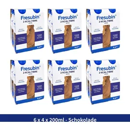 Fresenius Fresubin 2 KCAL FIBRE Drink Schokolade 24x200ml Trinkflasche