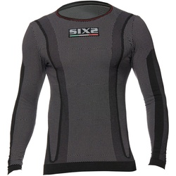 Sixs TS2W, Funktionsshirt langarm - Schwarz/Rot - XL/XXL
