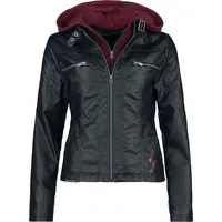 HARRY POTTER Mischief Managed Frauen Kunstlederjacke schwarz S - S