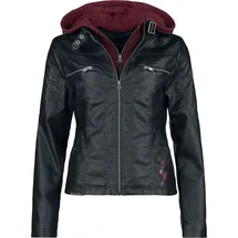 HARRY POTTER Mischief Managed Frauen Kunstlederjacke schwarz S - S