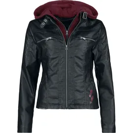 HARRY POTTER Mischief Managed Frauen Kunstlederjacke schwarz S - S