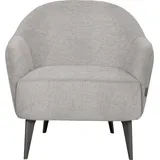 furninova Sessel »Paloma Loungesessel, Designsessel«, mit Chromfuß, im skandinavischen Design grau