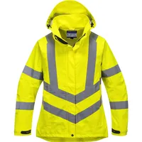 PORTWEST Damen Warnschutz-Regenjacke "LW70" : S - gelb