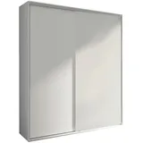 Möblo Schiebetürenschrank, Weiß, Holzwerkstoff, Rechteckig, 204x244x62 cm, Schlafzimmer, Kleiderschränke, Schwebetürenschränke