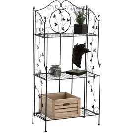 CLP Standregal 40 x 30 x 180 cm Schwarz