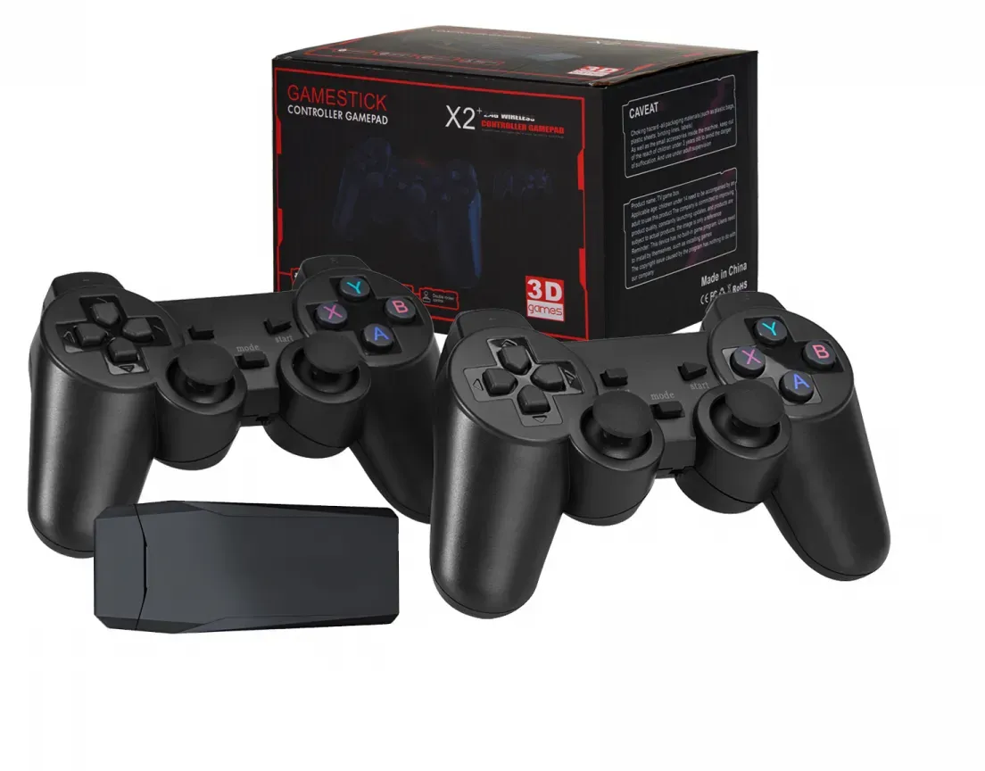 svX2 Retro Spielkonsole - 64G HDMI Game Stick - 30000+ Spiele