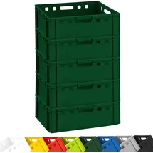 Buri Fleischkiste E2 60 x 40 x 20 cm 5-tlg. dunkelgrün