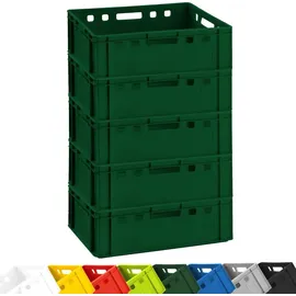 Buri Fleischkiste E2 60 x 40 x 20 cm 5-tlg. dunkelgrün