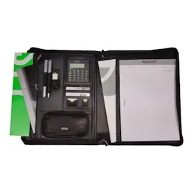 Alassio Bosa Leder DIN A4 schwarz