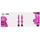 Peaty's Tubeless Ventil Set - 60 mm - Rosa