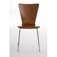 CLP 16 x Stapelstuhl Aaron Mit Holzsitz Und Metallgestell