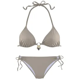 Bruno Banani Triangel-Bikini Damen Braun 40 Cup C/D