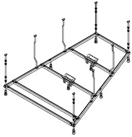 Hoesch 120941 Zub. Untergestell für BW iSensi 120941