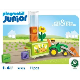 Playmobil Junior Traktor mit lustiger Pflanzmaschine 71773