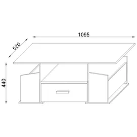 VCM Couchtisch Junata